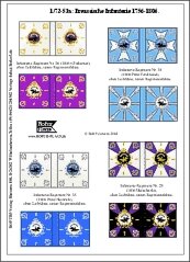 Прапори і штандарти в масштабі 1/72. Preussische Infanterie 1756-1806. ROFUR-FLAGS 53