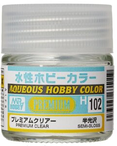 Premium Clear Semi-gloss 10 мл. MR. HOBBY H102