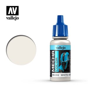 Біло-сіра атласна акрилова фарба для моделей 17 мл. VALLEJO Mecha Color 69002