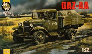 Збірна модель радянського вантажного автомобіля ГАЗ-АА полуторка. 1/72 MILITARY WHEELS 7233
