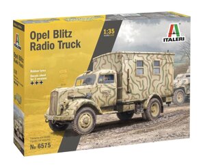 OPEL BLITZ RADIO TRUCK. Збірна модель військового автомобіля в масштабі 1/35. ITALERI 6575