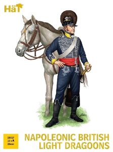 Napoleonic British Light Dragoon. Набір пластикових фігур в розмірі 28 мм. HAT 28027