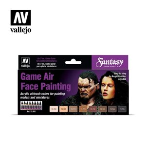 Набір фарб для розмальовки обличчя фігурок. VALLEJO 72865