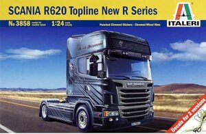 Збірна модель автомобіля SCANIA R620 V8 New R Series. 1/24 ITALERI 3858