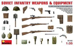 Радянське піхотна зброя і амуніція. 1/35 MINIART 35102