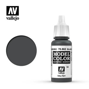 Чорно-сірий. Акрилова фарба для збірних моделей .17 мл. VALLEJO MODEL COLOR 70862