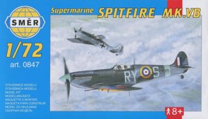 Supermarine Spitfire MK. VB. Збірна модель літака в масштабі 1/72. SMER 0847