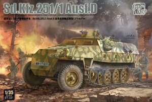 Sd. Kfz. 251/1 Ausf. D. Збірна модель бронетранспортера у масштабі 1/35. BORDER MODEL BT-041