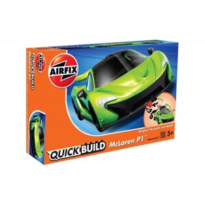 McLaren P1, зелений. ШВИДКА ЗБІРКА БЕЗ клею. AIRFIX J6021