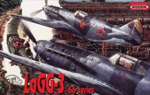 ЛаГГ-3 66 серії / LaGG-3 (66 series). Збірна модель радянського винищувача у масштабі 1/72. RODEN 039
