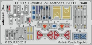 Набір деталювання для моделі L-39MS / L-59 сталеві ремені (TRUMPETER) .1 / 48 EDUARD FE977