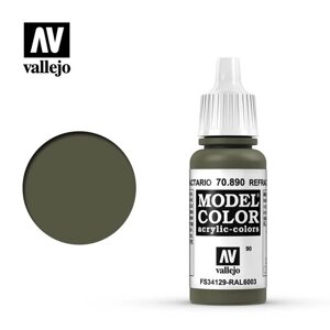 Захисний темно-зелений RAL6003, водорозчинна фарба 17 мл. VALLEJO MODEL COLOR 70890