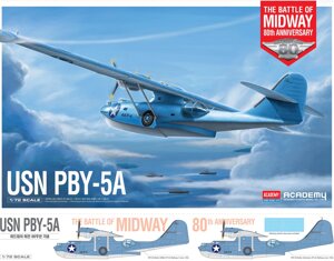 PBY-5A Catalina. Збірна модель літака-амфібії у масштабі 1/72. ACADEMY 12573