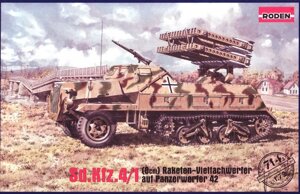 Sd. Kfz. 4/1 (8cm) Raketen-Vielfachwerfer auf Panzerwerfer 42. 1/72 RODEN 714