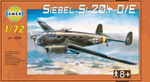 Siebel Si 204 D / E. Збірна модель літака в масштабі 1/72. SMER 0935