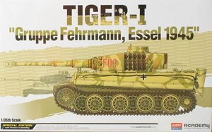 Tiger-I Gruppe Fehrmann Essel 1945. Збірна модель танка в масштабі 1/35. ACADEMY 13299
