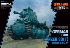 Panzer 38 (t) німецький танк (World War Toons series). MENG MODEL WWT-011