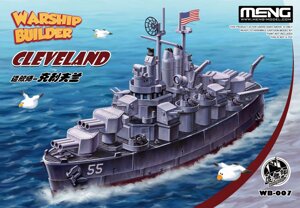 Cleveland. Збірна модель мультяшного корабля (збірка без клею). MENG MODEL WB-007