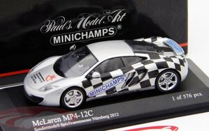 McLaren MP4-12C toy fair Nuernberg 2012. 1/43 MINICHAMPS 533133023