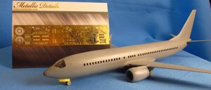 Фототравлення для деталировки моделі літака Boeing 737 MAX. 1/144 METALLIC DETAILS MD14424