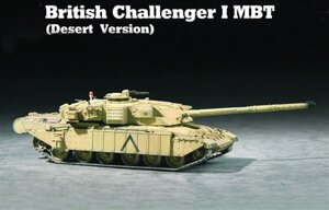 British Challenger I MBT (Desert Version). Збірна модель танка. 1/72 TRUMPETER 07105