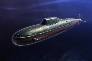 Проект 705 Ліра. Збірна модель підводного човна в масштабі 1/350. HOBBY BOSS 83528