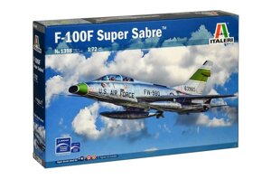 F-100F SUPER SABRE. Збірна модель. 1/72 ITALERI 1 398