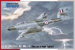 AW Meteor NF Mk. 14 'The Last of Night Fighters. 1/72 SPECIAL HOBBY SH72364