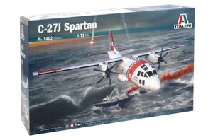 C-27J SPARTAN. Збірна модель транспортного літака в масштабі 1/72. ITALERI 1402