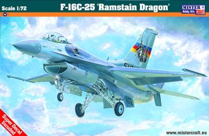 F-16C-30 "Ramstein Dragon". Збірна модель літака в масштабі 1/72. MISTER CRAFT D-67
