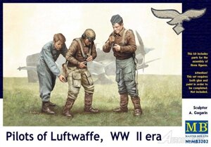 Пілоти Люфтваффе, період Другої світової війни. 1/32 MASTER BOX 3202