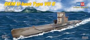 U-boat Type C. Збірна модель підводного човна в масштабі 1/700. HOBBY BOSS 87009