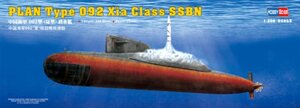 PLAN Type 092 Xia Class SSN. Збірна модель китайської підводного човна в масштабі 1/350. HOBBY BOSS 83511