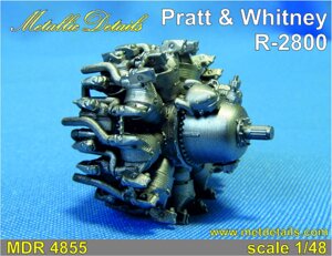 Поршневий авіадвигун Pratt & Whitney R-2800 Double Wasp. 1 / 48 METALLIC DETAILS MDR4855