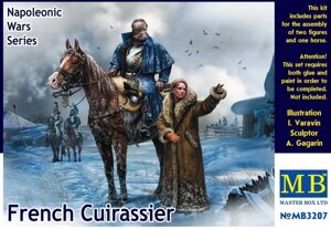 Французький кирасир, серія Наполеонівських воєн. Фігури в масштабі 1/32. MASTER BOX 3207