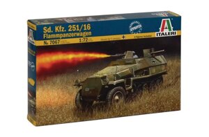 Sd. Kfz. 251/16 Flammpanzerwagen. Збірна модель в масштабі 1/72. ITALERI 7067