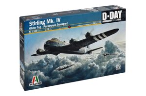 STIRLING Mk. IV. Збірна модель літака в масштабі 1/72. ITALERI 1350