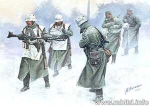 "Холодний вітер" Німецька піхота, зима 1941-1942. 1/35 MASTER BOX 35103