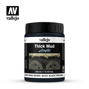 Чорна грязь 200 мл. Vallejo Weathering Effects 26812