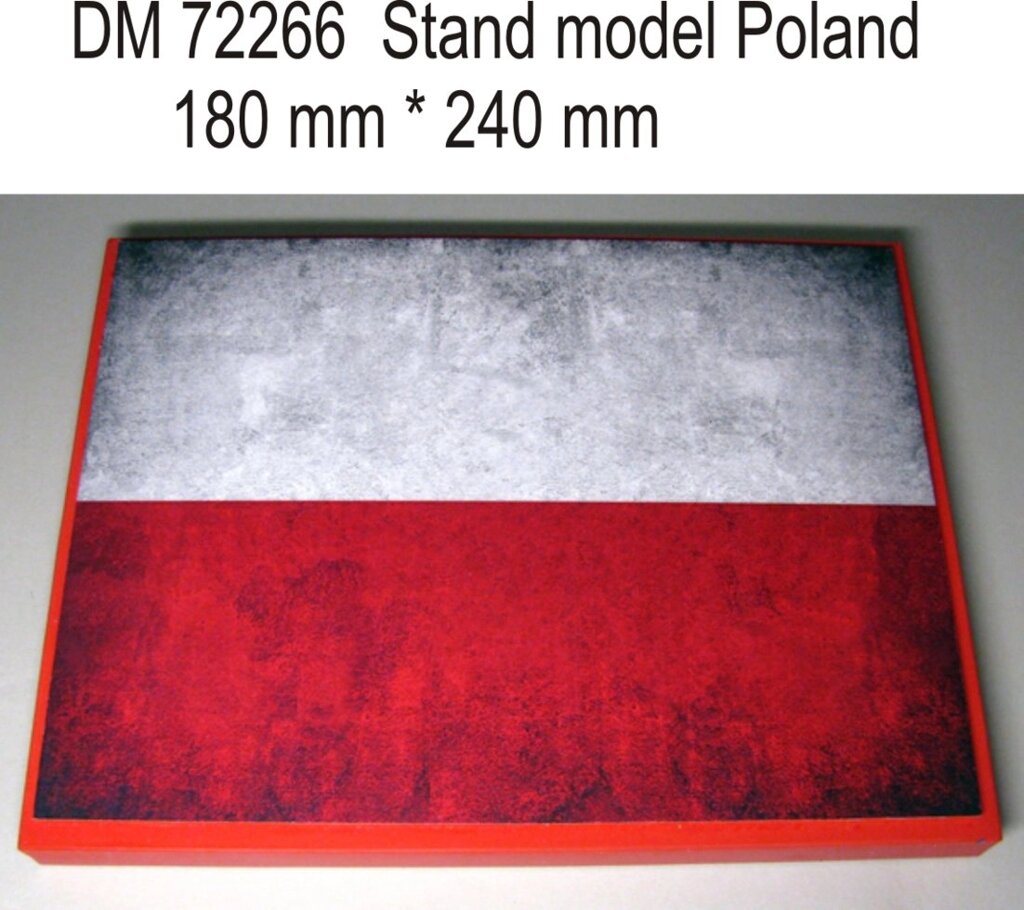 Підставка під моделі (тема - Польща). 1/72 DANMODELS DM72266 від компанії Хоббінет - збірні моделі - фото 1
