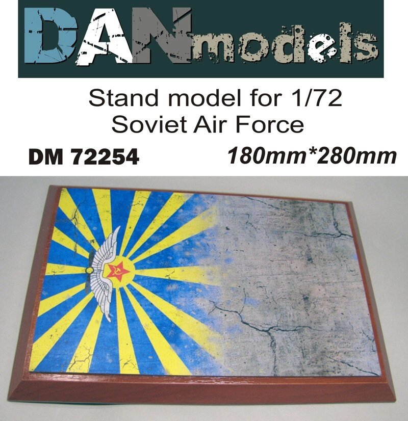 Підставка під моделі (тема - ВВС СРСР). 1/72 DANMODELS DM72254 від компанії Хоббінет - збірні моделі - фото 1