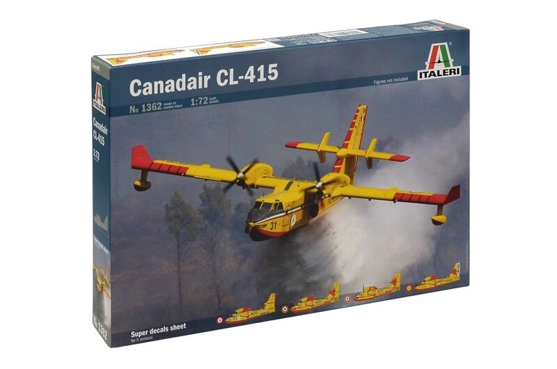 Пластикова модель літака CANADAIR CL-415. 1/72 ITALERI 1362 від компанії Хоббінет - збірні моделі - фото 1