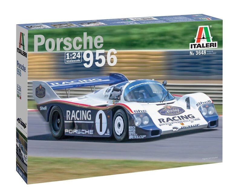 Porsche 956. 1/24 ITALERI 3648 від компанії Хоббінет - збірні моделі - фото 1