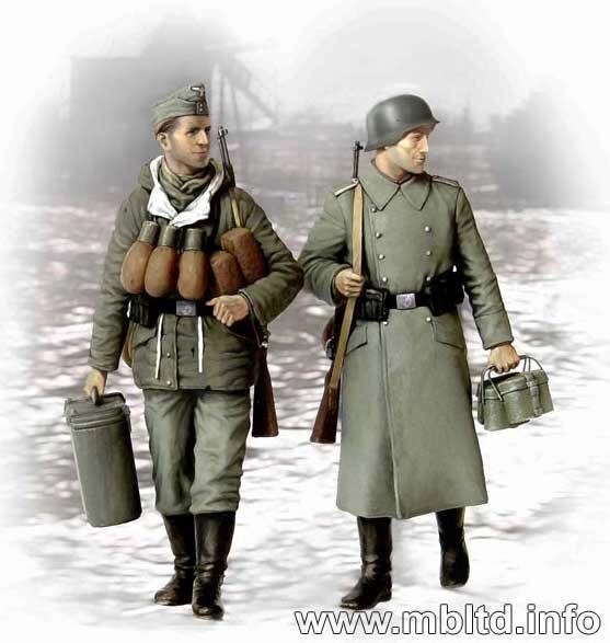 Поставки, врешті-решт! Німецькі солдати, 1944-1945. 1/35 MASTER BOX 3553 від компанії Хоббінет - збірні моделі - фото 1