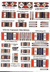 Прапори і штандарти в масштабі 1/72. Frankreich 1804-1815 (3). ROFUR FLAG 132 від компанії Хоббінет - збірні моделі - фото 1
