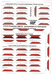 Прапори і штандарти в масштабі 1/72. Lanzenwimpel (1) Franz. Kaisergarde 1809-15. ROFUR-FLAGS 22 від компанії Хоббінет - збірні моделі - фото 1