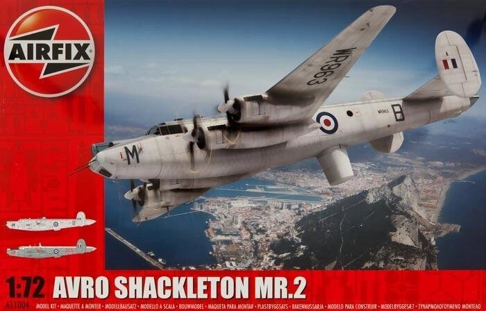 Протичовновий літак Avro Shackleton MR.2. 1/72 AIRFIX 11004 від компанії Хоббінет - збірні моделі - фото 1