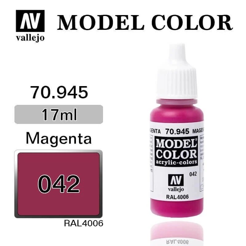 Пурпурова RAL4006 фарба для моделювання, 17 мл. VALLEJO MODEL COLOR 70945 від компанії Хоббінет - збірні моделі - фото 1