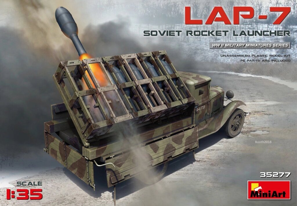 Радянська ракетна пускова установка "LAP-7". 1/35 MINIART 35277 від компанії Хоббінет - збірні моделі - фото 1