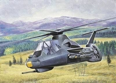 RAH-66 COMANCHE. Збірна модель військового вертольота. 1/72 ITALERI 058 від компанії Хоббінет - збірні моделі - фото 1